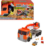 Matchbox Action Drivers Matchbox Transforming Excavator, Large-Scale Toy Truck & Playset with 1:64 Scale Vehicle & 4 Construction-Themed Accessories