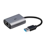 ISY IAD-1010-A USB-A 3.0 TILL RJ45 GIGABIT LAN ADAPTER - SILVER