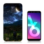 Samsung Galaxy A6 (2018) mobilskal silikon mönster - Stjärnhimmel