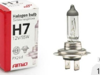 AMiO Halogenlampa H7 12V 55W UV-filter (E4)