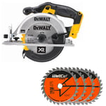 DeWalt DCS391 18V XR li-ion 165mm Circular Saw With 4 Extra 28 Teeth Wood Blade