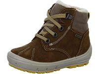 Superfit Groovy Snow Boot, Brown Yellow 3000, 7.5 UK Child
