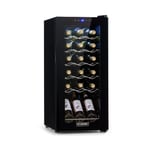 Wine Fridge Refrigerator 50L Drinks Cooler Chiller 18 Bottles Touch Panel Black