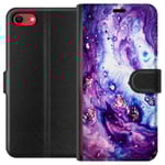 Apple iPhone 16e Plånboksfodral Galaxy Marble