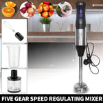 4-In-1 Electric Immersion Hand Held Blender Smoothie Mixer Stainless Steel Whisk