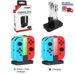 4in1 Controller Charger Stands LED Charging Dock For Nintendo Switch Joy-Con Pro