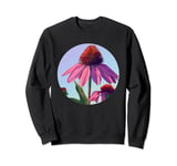 Funny Coneflower for purple Flowers Fans Sweatshirt