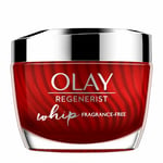 Olay REGENERIST WHIP Active Moisturiser, Fragrance Free 50ml, NEW | Fast&Free