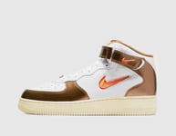 Nike Air Force 1 Mid, White/Brown