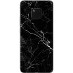 Huawei Mate 20 Pro Gennemsigtigt Telefoncover Svart marmor