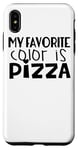 Coque pour iPhone XS Max Ma couleur préférée est la pizza - Amateur de pizza
