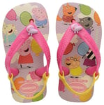 Havaianas Unisex Baby Peppa Pig Sandal, Citrus Yellow, 3 UK Child