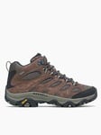 Merrell Men's Moab 3 Mid Goretex Waterproof Boots - Brown, Brown, Size 9, Men
