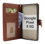New Standcase Wallet Google Pixel 8 5G (Brun)