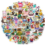 Animal Crossing Isabelle, Nook, Blathers Vinyl Stickers Decals Water Resistant For Laptops, Phones, Phone Case, Consoles, Walls, Luggage Case, Books - 50 Stickers (1 each design)