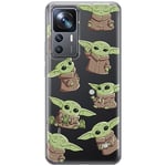 ERT GROUP mobile phone case for Xiaomi 12T/ 12T pro/ K50 Ultra original and officially Licensed Star Wars pattern Baby Yoda 029 adapted to the shape of the mobile phone, partially transparent