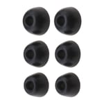 3 Pairs Memory Foam Eartips Earbuds for Galaxy Buds2 Pro Earphones Black S/M/L