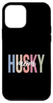 Coque pour iPhone 12 mini Husky Mom, maman passionnée de chiens husky de Sibérie