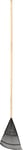 Fiskars Solid Leaf Rake, plast/trä, 199 cm.