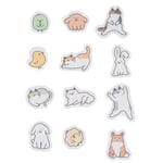 2pack Cute Stationery Stickers Diary Small Fresh Boxed Decorativ E