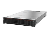 Lenovo ThinkSystem SR650 7X06 - Server - rack-monterbar - 2U - 2-vejs - 1 x Xeon Silver 4210R / 2.4 GHz - RAM 32 GB - SAS - hot-swap 2.5 bås(e) - ingen HDD - Matrox G200 - intet OS - skærm: ingen