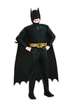 RUBIES - DC Officiel - BATMAN DARK KNIGHT RISES - Déguisement Deluxe pour Enfants - Taille 3-4 ans - Costume avec Combinaison à Manches Longues, Cape et Masque