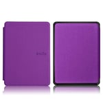 GLGSHOULIAN Case For Kindle,Walkers Stand Solid Color Case For Amazon Kindle 10Th J9G29R For Amazon Kindle 2019 Smart Flip Pu Leather Cover + Screen Protector,Nk10 Purple