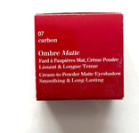 Clarins Ombre Matte Eye Shadow 07 Carbon Cream-to-Powder Long Lasting
