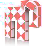 1 Förpackning (Röd) Magic Snake med 48 Block, Magic Snake Cube Twist P