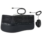 Microsoft Ergonomic Romanian Keyboard + Mouse Set USB Wired - RJY-00021