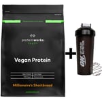 Vegan Protein Powder Plant Shake Millionaires 500G + ON Shaker DATED APR/2023