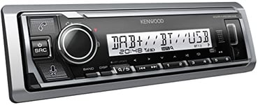 Kenwood autoradio Marine, USB, iPhone, Bluetooth, Dab+, KMR-M508DAB, Noir