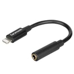 Saramonic Apple Lightning Connector to Female 3.5mm TRRS Audio Jack Adapter Cable 3" (7.6cm) (SR-C2002)