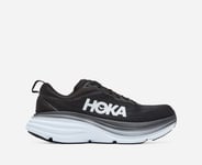 HOKA Bondi 8 Chaussures pour Femme en Black/White Taille 38 Large | Route