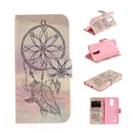 LG K4 2017 patterned PU leather flip case - Feather Dream Catcher