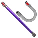 Purple Rod Wand Tube Pipe for DYSON V8 SV10 Vacuum + Extension Hose XL 2.4m