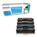Refresh Cartridges Full Set of 4 207A Toner Value Pk Compatible With HP Printers