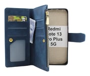 XL Standcase Lyxfodral Xiaomi Redmi Note 13 Pro+ 5G (Marinblå)