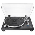 Audio Technica AT-LPW30BK Turntable - Manual Record Player + AT-VM95C Phono