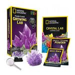 National Geographic Purple Crystal Growing Kit Amethyst Home Lab Educational Toy