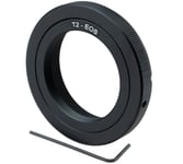 T2/T- Mount Ring Screw Thread Lens Adapter to Canon EOS 850D 800D 760D 90D 7D 5D