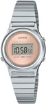 Casio Women's Digital Quarz Watch with Stainless Steel Strap LA700WE-4AEF