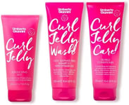 Umberto Giannini Curl Jelly Frizz Free Trio - Curl Scrunching Jelly, Jelly Wash 