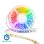 Nedis SmartLife LED-Remsa | Wi-Fi | Kall Vit / RGB / Varm Vit | SMD | 5.00 m | IP21 | 2700 - 6500 K | 960 lm | Android™ / IOS
