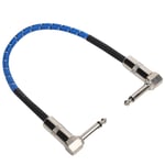 6.35mm Guitar Effect Pedal Cables Connecting Line Pedal Cable Right Angle Cord