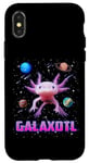 Coque pour iPhone X/XS Galaxotl Axolotl In Galaxy Cute Pet Mexican Space Axolotl
