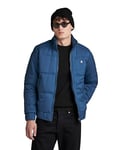 G-STAR RAW Men's Padded Quilted Jacket, Blue (Retro Blue D24721-D199-937), S