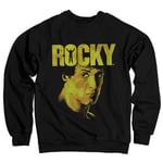 Hybris Rocky - Sylvester Stallone Sweatshirt (S,Black)