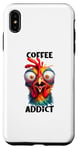 Coque pour iPhone XS Max Mug Coffee Addict Espresso Lustiges Huhn Motiv Fun