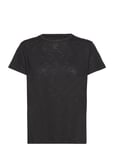 Soft Texture Tee Sport T-shirts & Tops Short-sleeved Black Casall